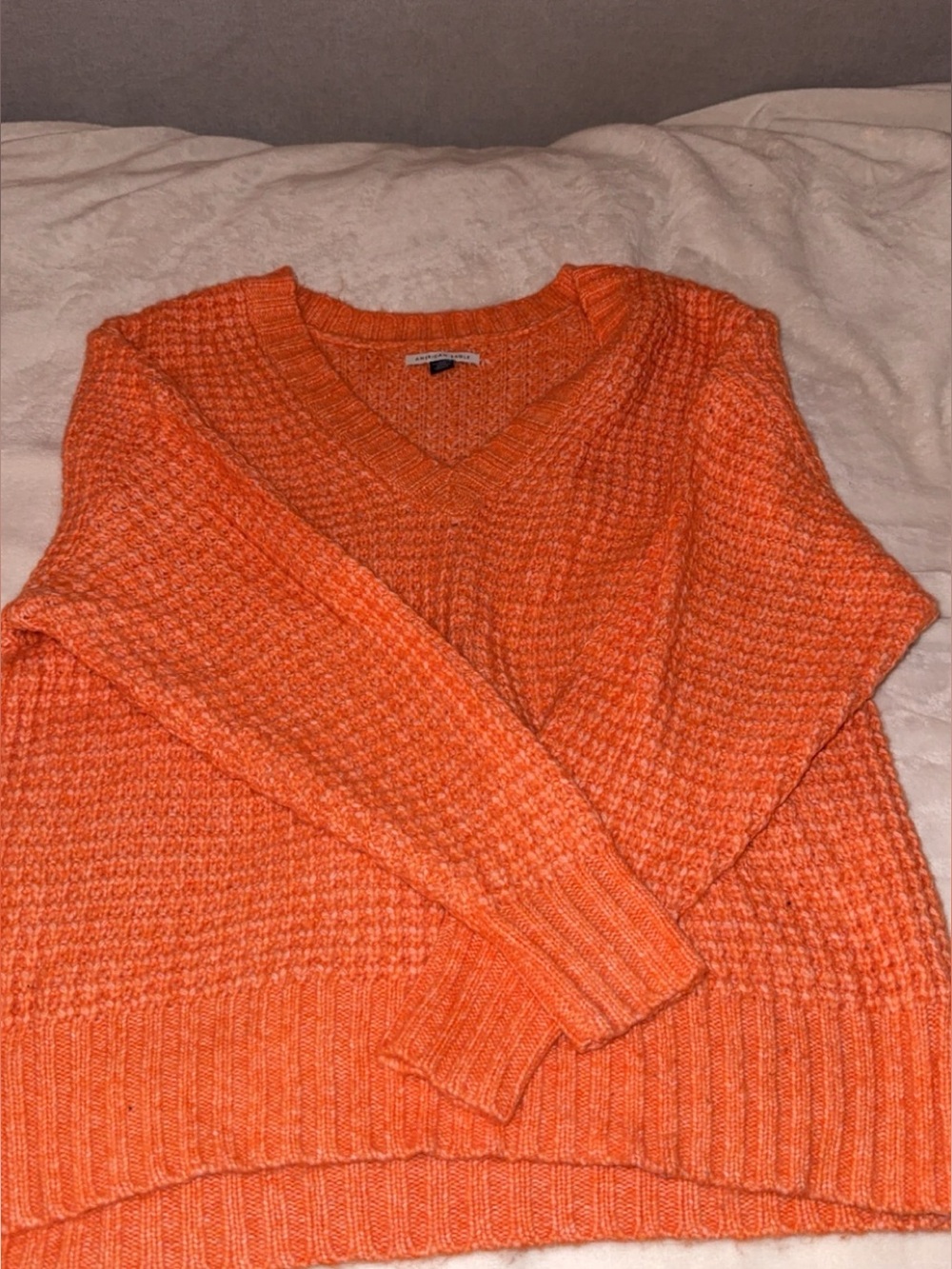 Orange American Eagle sweater